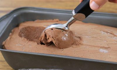 بستنی پایه شکلاتی