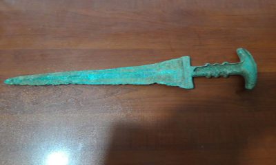 خنجر تاریخی متعلق به عصر آهن در رامسر کشف شد