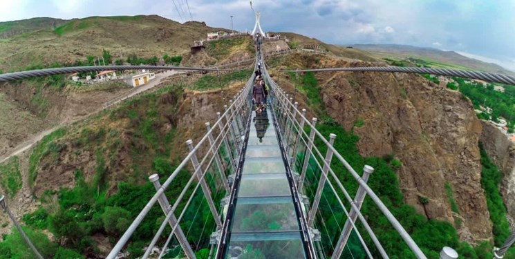 پل معلق هیر اردبیل میراث فرهنگی گردشگری