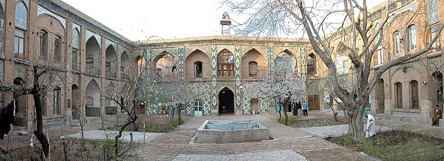 مدرسه سردار قزوین میراث فرهنگی بنای تاریخی