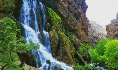 آبشار آب سفید الیگودرز گردشگری