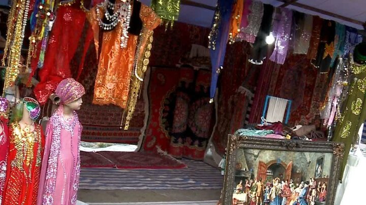 بازارچه صنایع دستی مریوان کرد لباس کردی هنرهای سنتی هنرملی