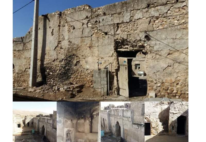 قلعه تاریخی راک کهگیلویه مرمت اضطراری آثار تاریخی بنای تاریخی میراث فرهنگی