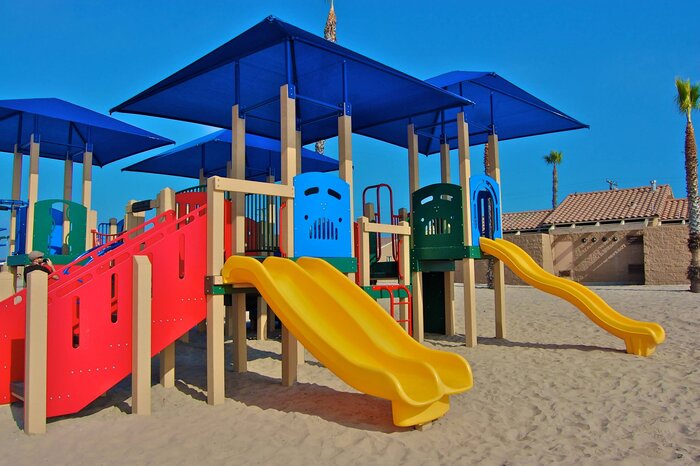مجموعه بازی کودکان پارک ساحلی شهر سوزا جزیره قشم
