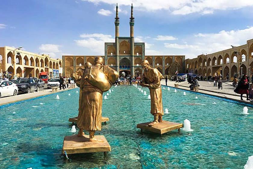 میدان امیرچخماق یزد میراث فرهنگی امیر جخماق بنای تاریخی