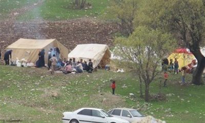 آیین سنتی چادر زدن مردم ایلام در طبیعت ثبت ملی