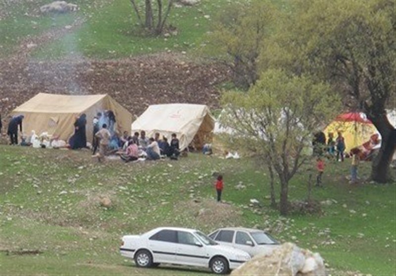 آیین سنتی چادر زدن مردم ایلام در طبیعت ثبت ملی