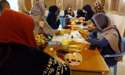 آموزش صنایع دستی هنرهای سنتی دانش آموزان یزدی