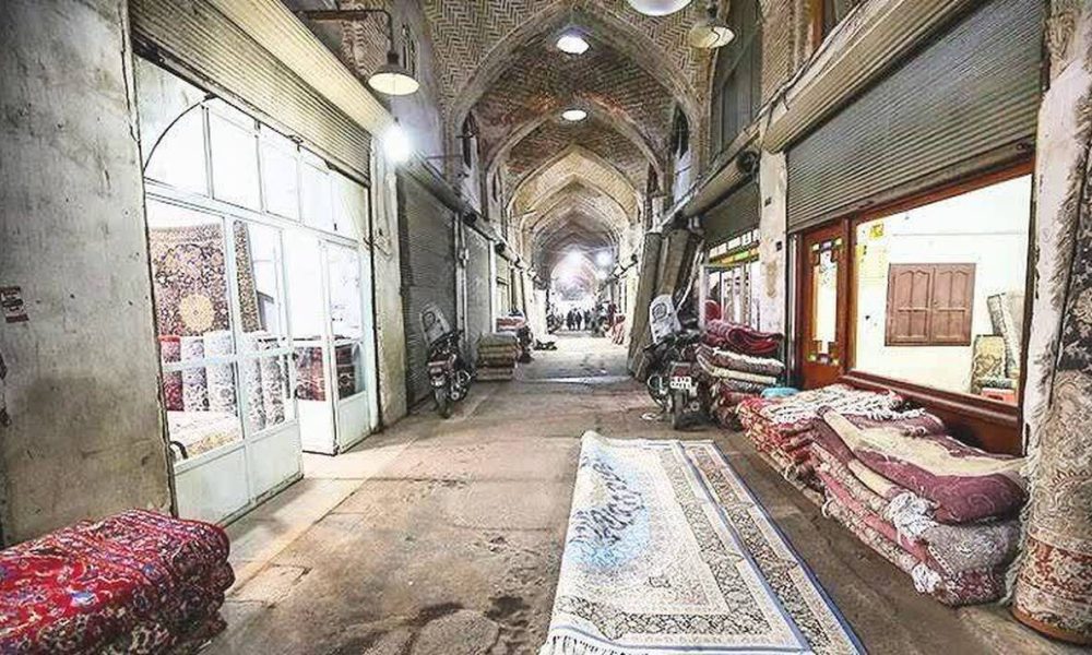 راسته قیصریه در مجموعه بازار تاریخی قزوین میراث فرهنگی بازار تاریخی بنای تاریخی