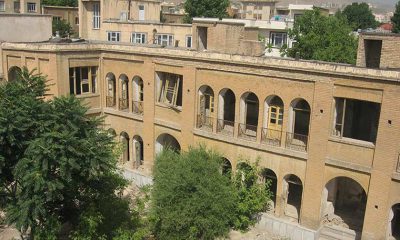 عمارت ملک‌التجار سنندج میراث فرهنگی بنای تاریخی عمارت تاریخی گردشگری آثار تاریخی کردستان
