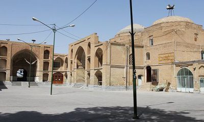 مسجد سرخ ساوه میراث فرهنگی بنای تاریخی استان مرکزی مسجد تاریخی