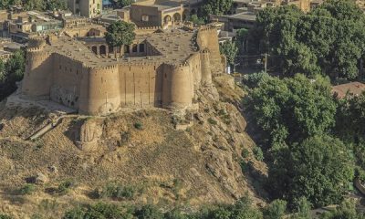 پشت‌بام قلعه فلک‌الافلاک میراث فرهنگی بنای تاریخی قلعه فلک الافلاک