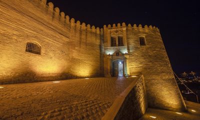 درب چوبی قلعه فلک الافلاک میراث فرهنگی لرستان خرم آباد بنای تاریخی
