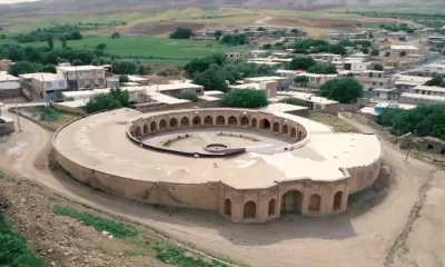 کاروانسرای تاج آباد همدان میراث فرهنگی بنای تاریخی گردشگری
