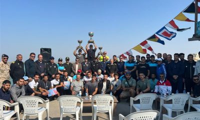 تیم‌های برتر قایقرانی ماراتن قهرمانی کشور در بوشهر