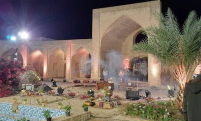 قلعه‌مدرسه خیرآباد بهبهان خوزستان میزبان یلدای جهانی شد