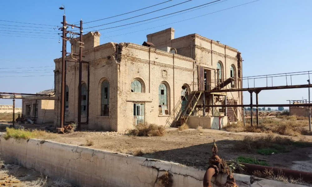 موزه صنعتی نفت در تلمبه‌خانه دارخوین شادگان خوزستان
