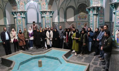 بازدید دانشجویان خارجی از موزه چهارفصل اراک