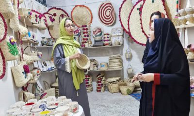 بازارچه مشاغل صنایع‌دستی در گرگان هنرهای سنتی