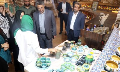 نمایشگاه تخصصی سفال و سرامیک در کاروانسرای شاه عباسی استان البرز
